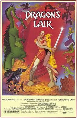 Dragon's Lair arcade artwork