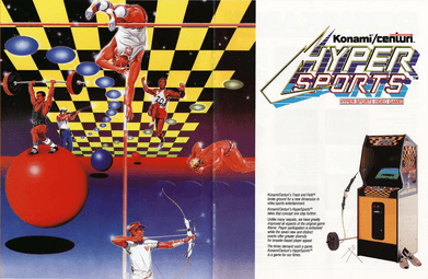 Hyper Sports arcade artwork