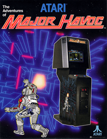 Major Havoc arcade artwork