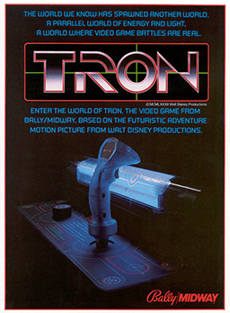 Tron arcade artwork