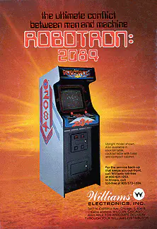 Robotron: 2084 arcade artwork